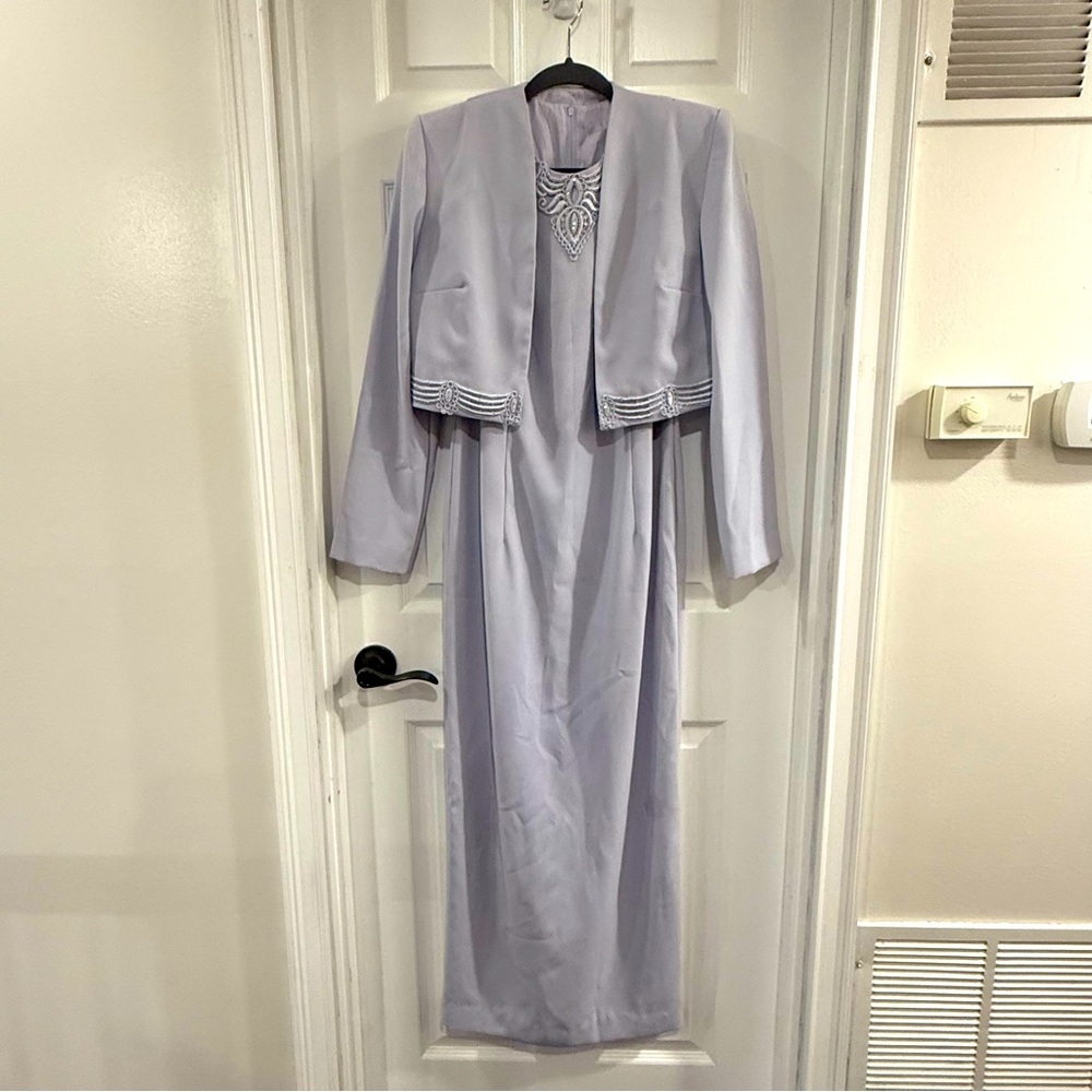 Karen Miller New York 2-Piece Formal Maxi Dress & Jacket